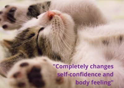 “Completely changes self-confidence and body feeling” | Melanie with Matu and Findus